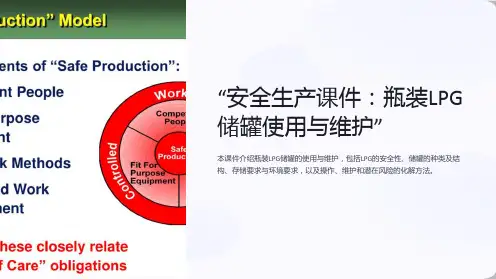 “安全生产课件：瓶装LPG储罐使用与维护”