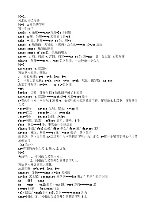 刘一男考研词汇5500【完美打印版】