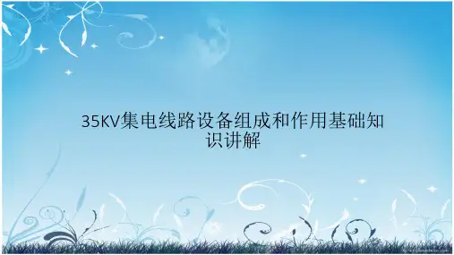 35KV集电线路设备组成和作用基础知识讲解