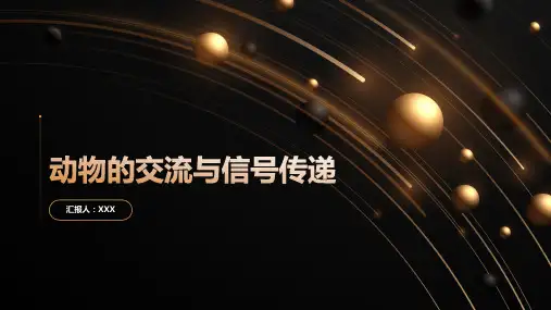 动物的交流与信号传递