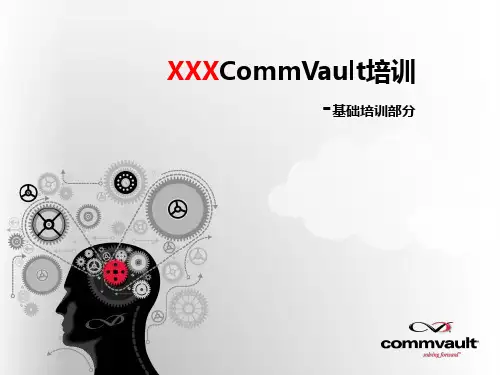 CommVault培训_基础培训内容