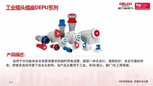 德力西电气 工业插头插座DEPU系列样本 说明书