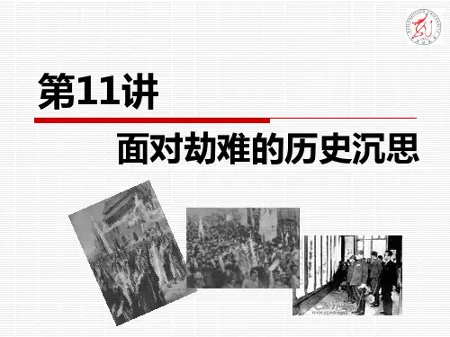 第十一讲 面对劫难的历史沉思