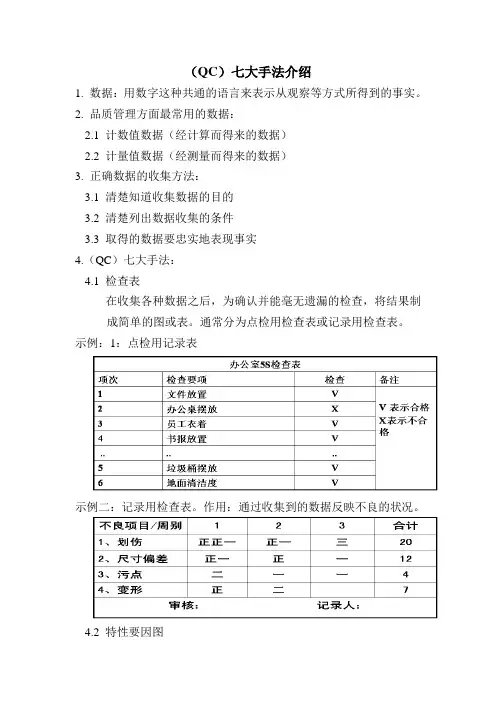 QC七大手法介绍