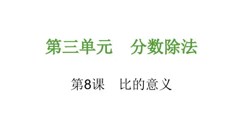 比的意义PPT课件