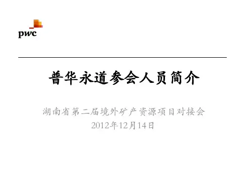 普华永道合伙人简介_1206
