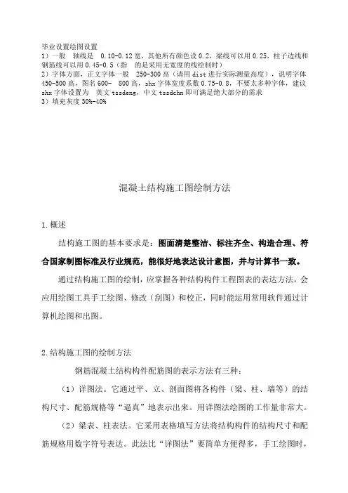 混凝土结构施工图绘制方法及平法标注 (1)