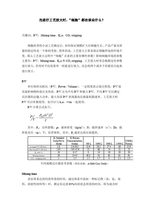 当进行工艺放大时,“细胞”都在谈论什么？