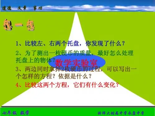 5.3一元一次方程的解法(1)---徐灵姬