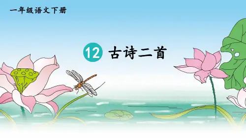 统编版一年级语文下册第12课《古诗二首》精品课件(共94张PPT)