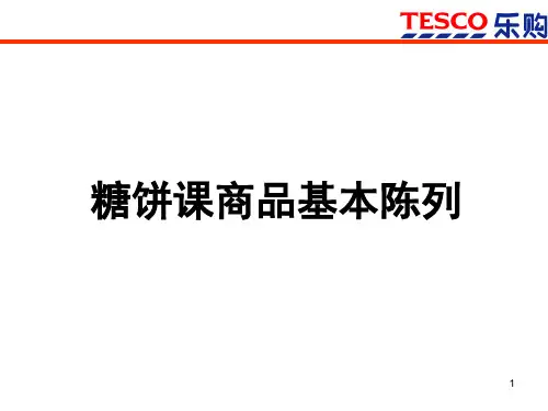 糖饼陈列原则说明