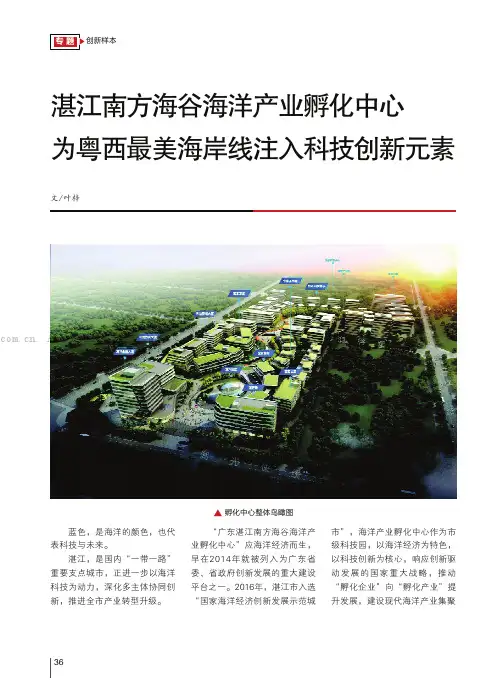 湛江南方海谷海洋产业孵化中心 为粤西最美海岸线注入科技创新元素