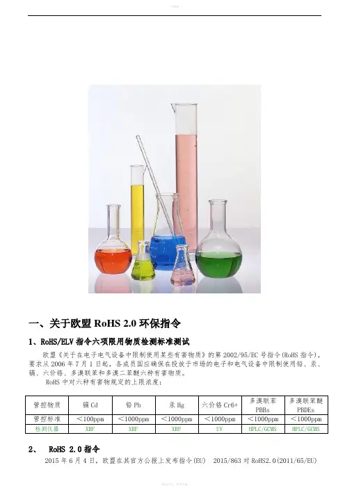 RoHS-2.0检测解决方案