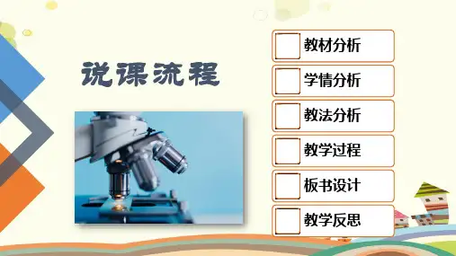 初中生物学教材解读人教七年级上册生物体的结构层次PPT