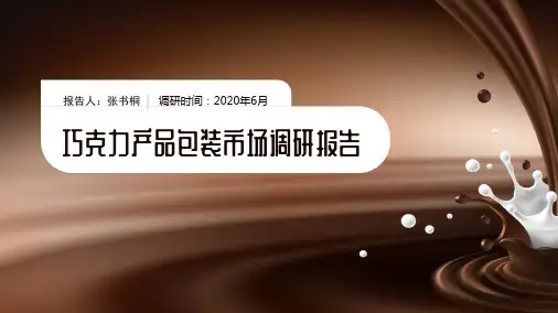 巧克力包装调研