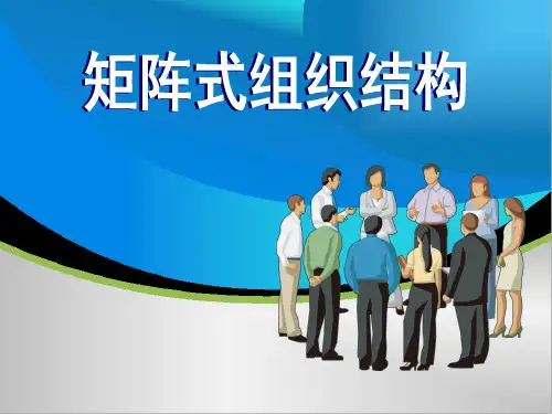 矩阵式组织结构