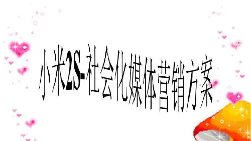 小米2S-社会化媒体营销方案