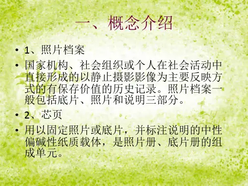 照片档案管理规范