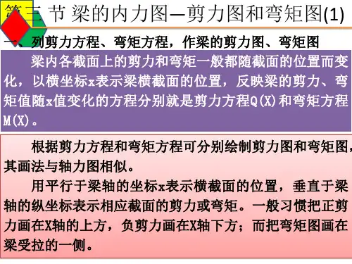 第六章 梁的内力图--剪力图和弯矩图