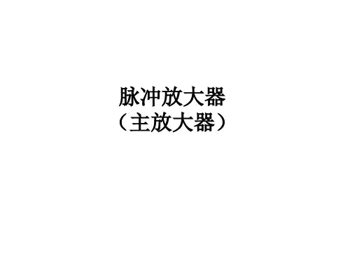 脉冲放大器(主放大器)
