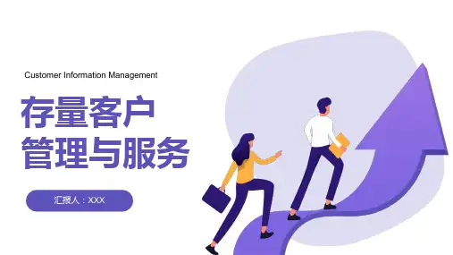 32页精品优质企业营销存量客户管理与服务培训PPT课件