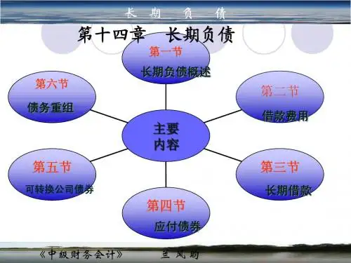 第十五章   长期负债