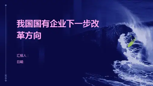 我国国有企业下一步改革方向