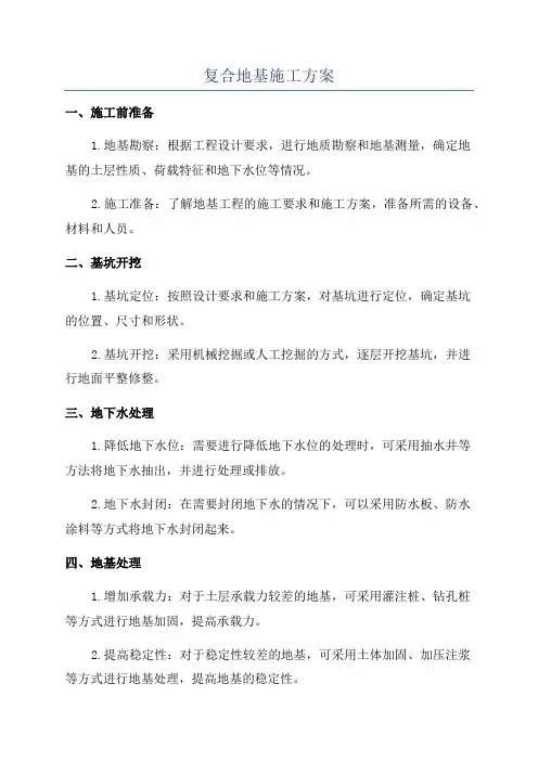 复合地基施工方案