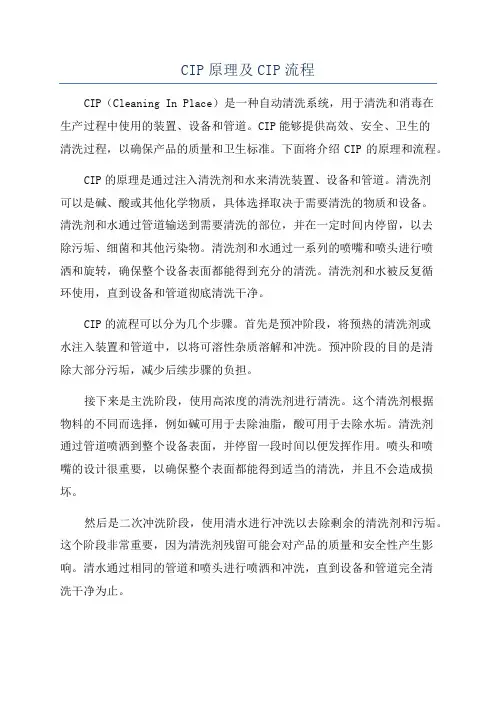 CIP原理及CIP流程