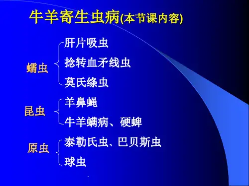 《牛羊病寄生虫病》