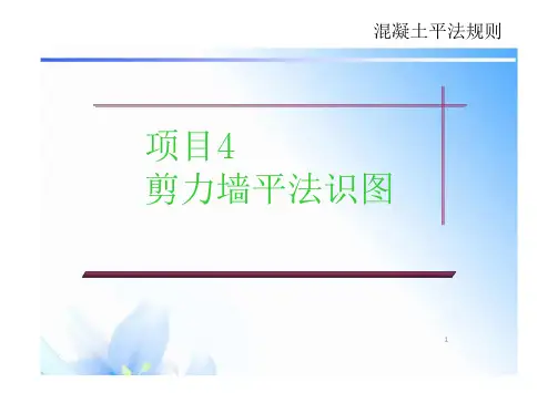 剪力墙平法识图16G101