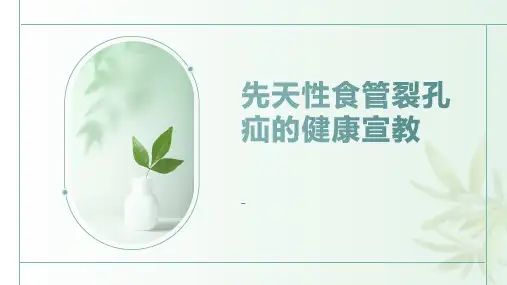 先天性食管裂孔疝的健康宣教