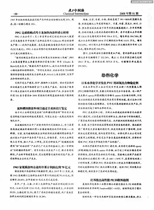 助剂化学