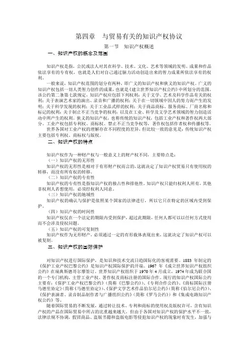 第四章与贸易有关的知识产权协议
