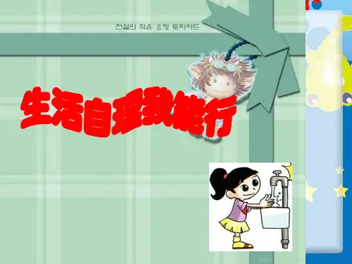 生活自理我能行综合实践PPT课件