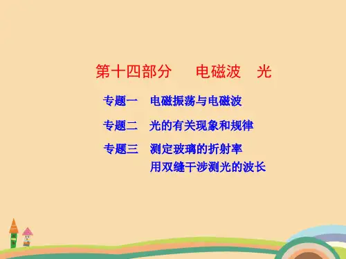高三物理电磁波和光复习PPT优秀课件