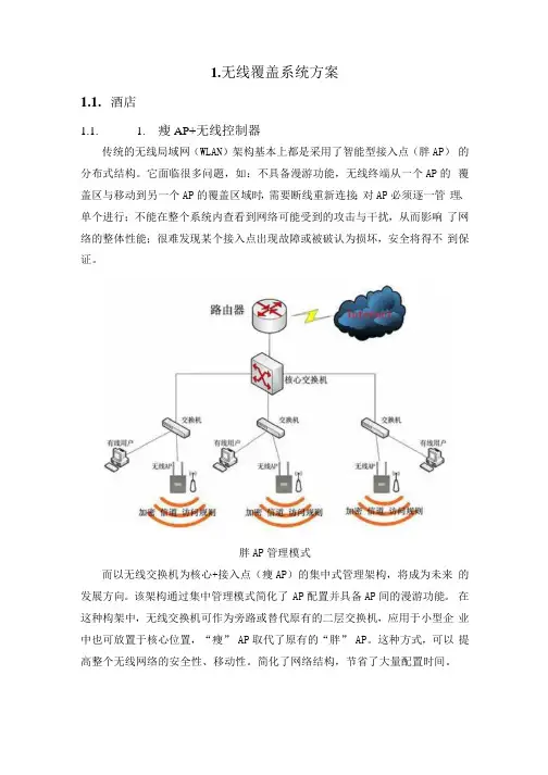 无线覆盖系统方案(纯方案,16页)