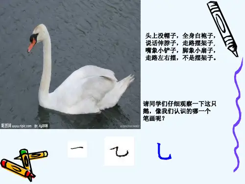 小学二年级写字课《横折弯钩》PPT课件