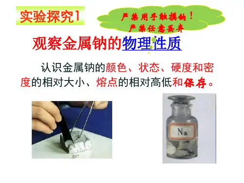 化学优质课课件金属钠