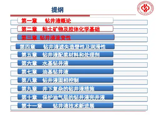 钻井液工艺原理 第3章