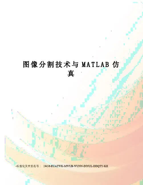 图像分割技术与MATLAB仿真