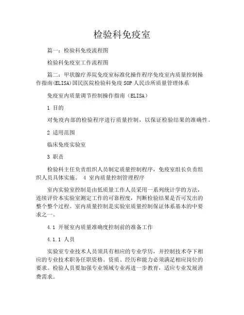 检验科免疫室