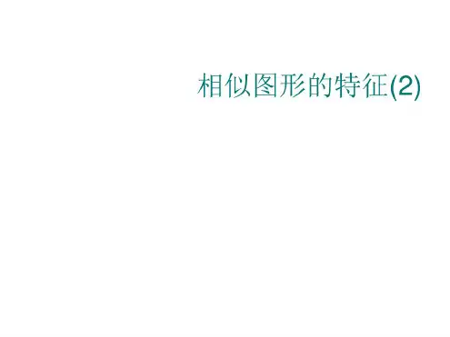 相似图形的特征2[下学期]--华师大版