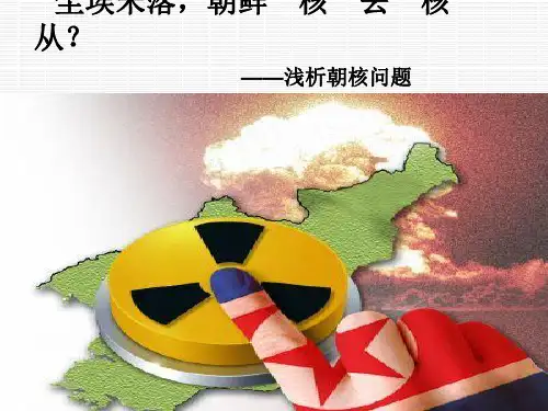 浅谈朝核问题