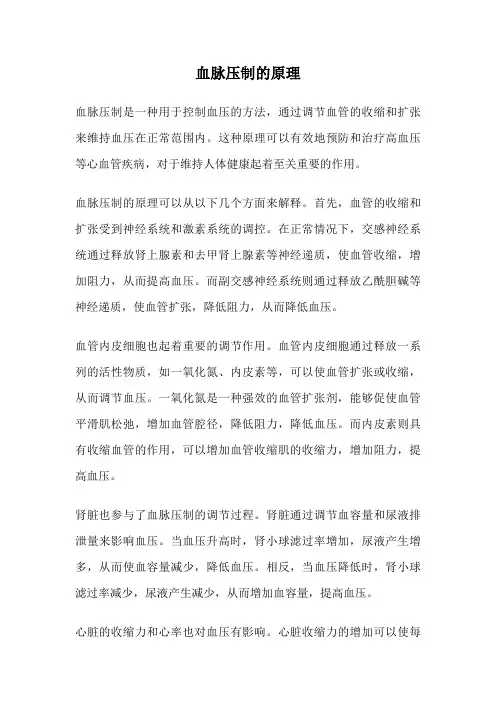 血脉压制的原理