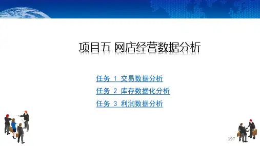 项目五 网店经营数据分析
