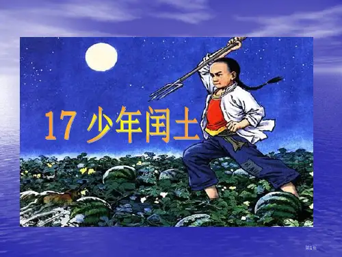少年闰土2市公开课一等奖省赛课微课金奖PPT课件