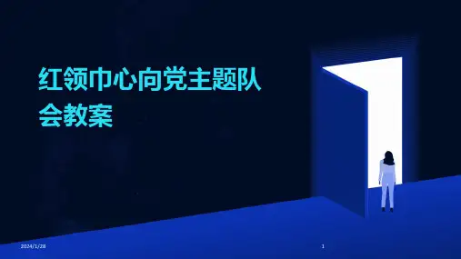 红领巾心向党主题队会教案(2024)