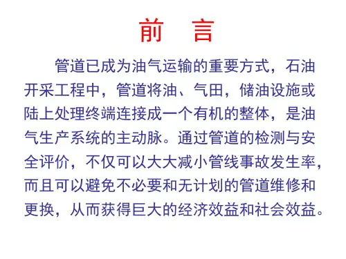 管道内检测介绍PPT课件