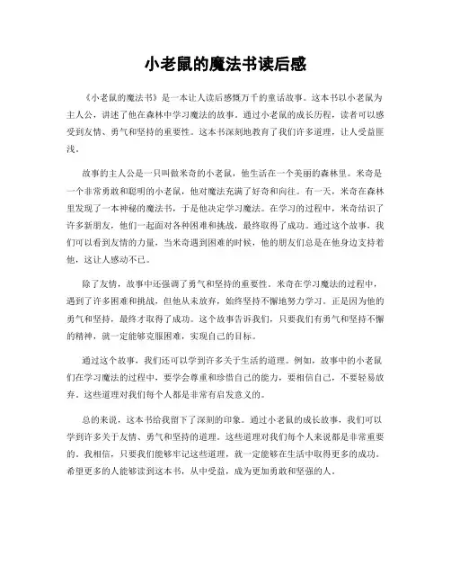 小老鼠的魔法书读后感